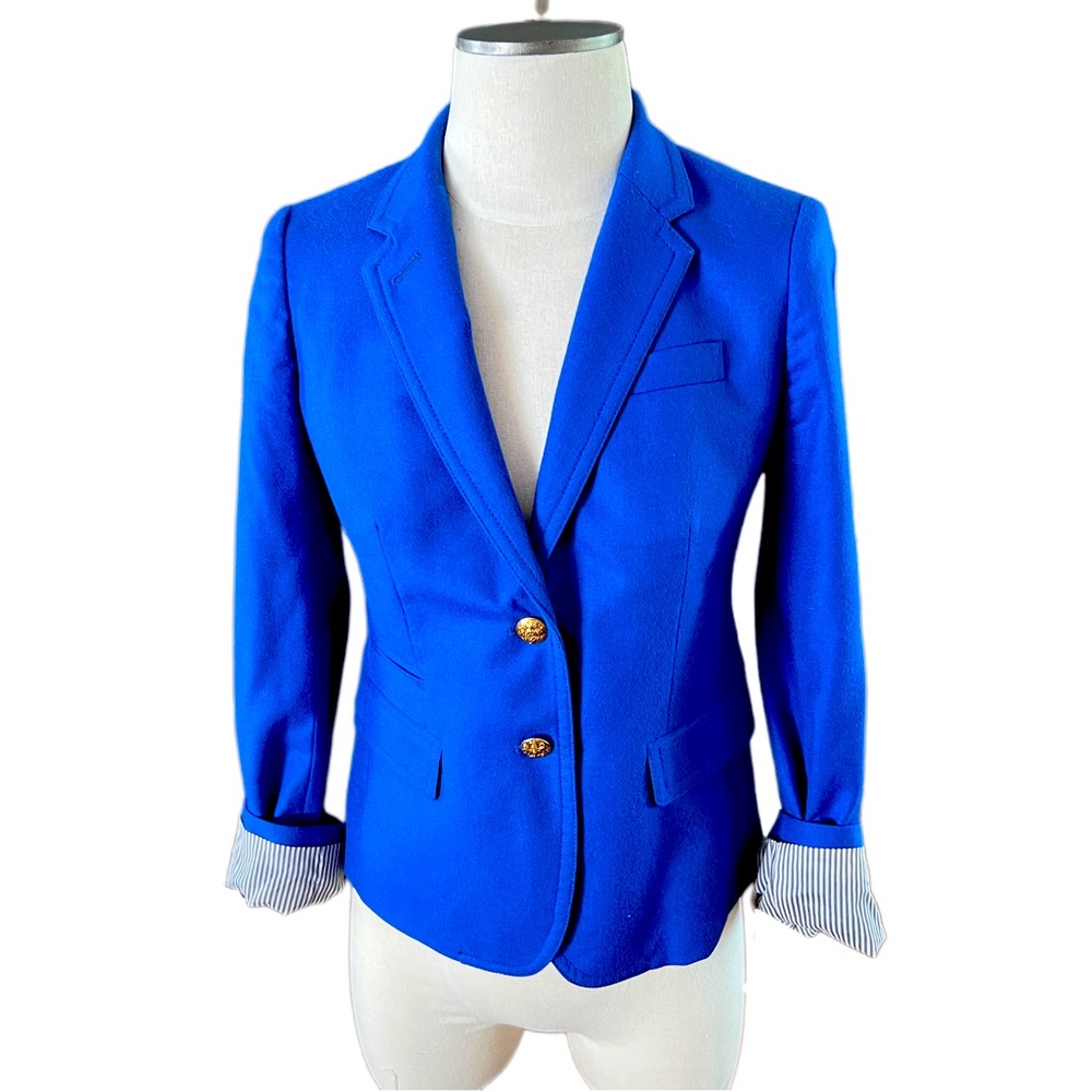 J. Crew Schoolboy Royal Blue Jacket